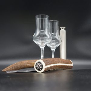 Schnapsbar für Jäger. HornWerk Geschenk für Jäger