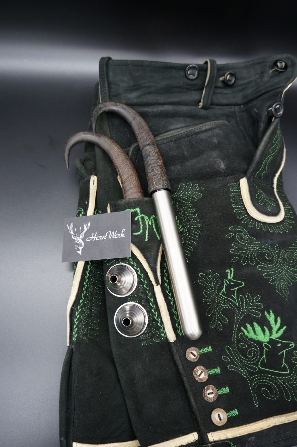 Flachmann Lederne Gams Set – Bild 5