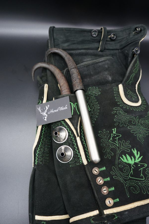 Flachmann Lederne Gams Set – Bild 6