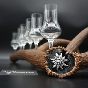 Hirschhorn Schnapsbar für Jäger. Geschenke für Jäger by HornWerk