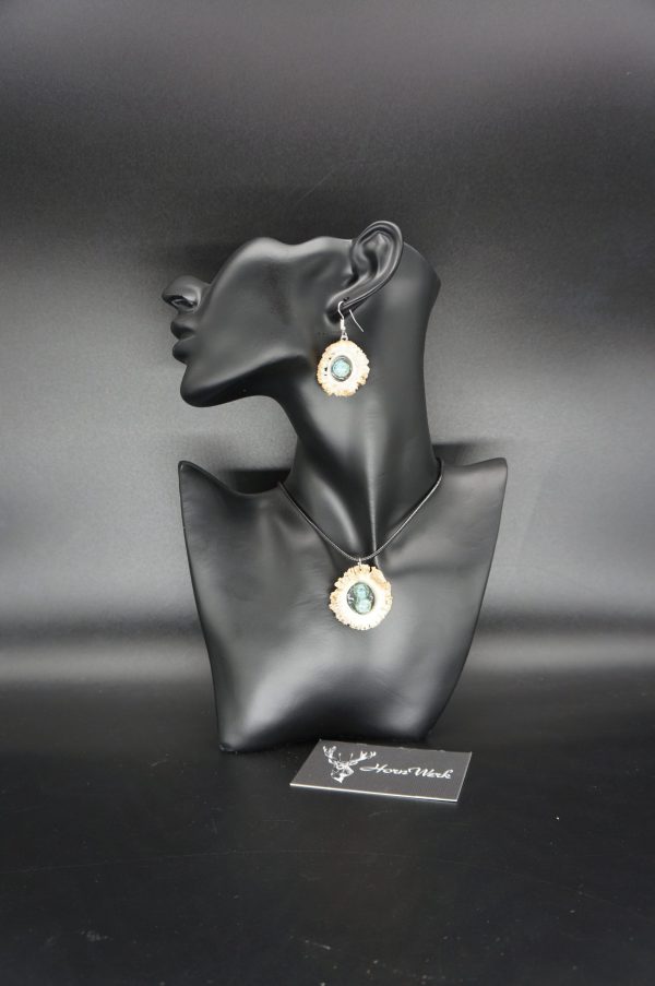 Schmuck-Set Rehrosen – Bild 2