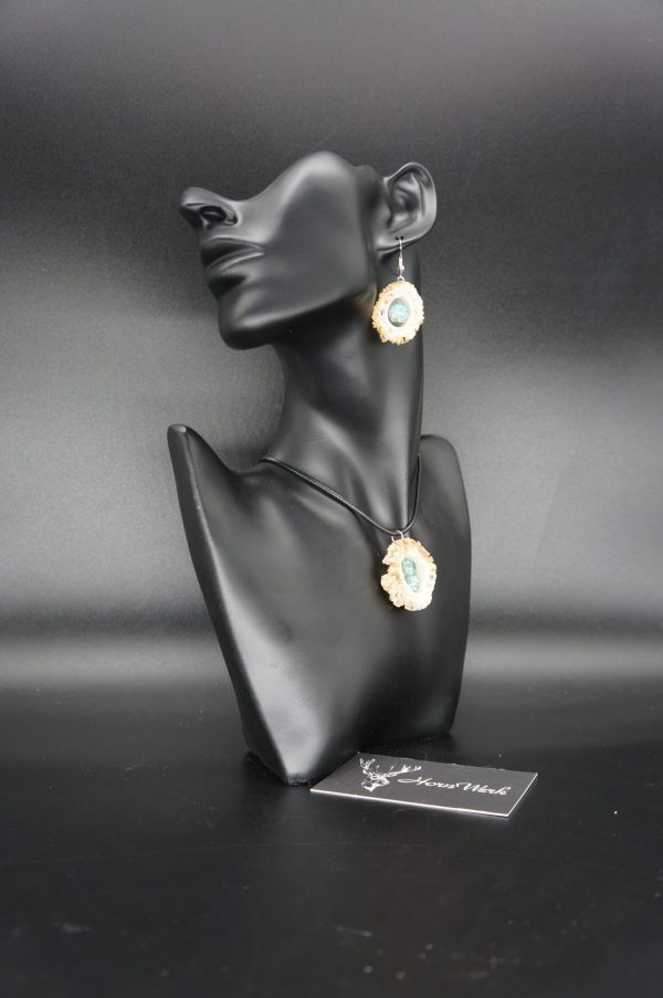 Schmuck-Set Rehrosen – Bild 3
