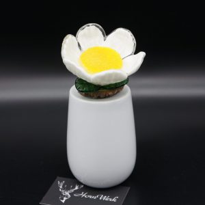 Vase Hirsch & Glasblume