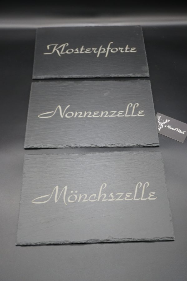 Schieferplatten mit Gravur – Bild 3