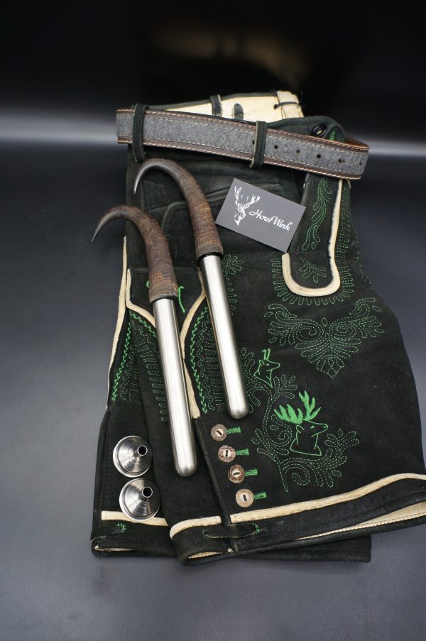 Flachmann Lederne 2er Set