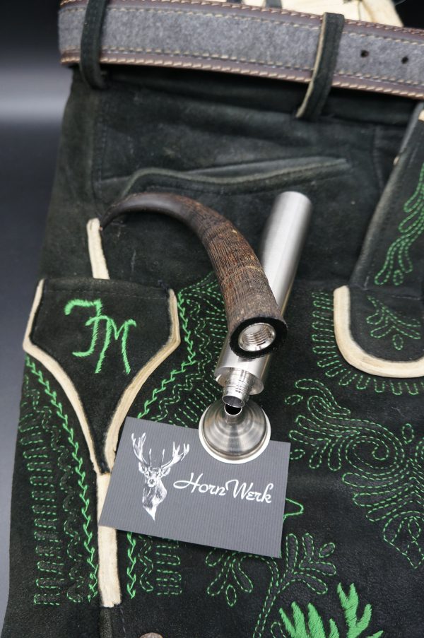 Lederhosen Flachmann Gams – Bild 3