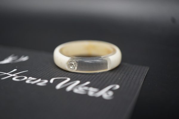 Ring Hirsch & Harz 20mm – Bild 2