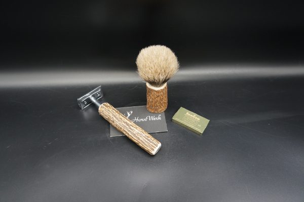 Rasur Set Dachs & Hirsch – Bild 3