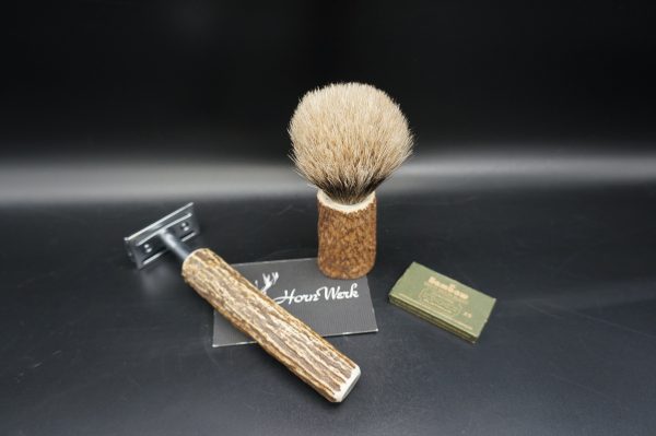 Rasur Set Dachs & Hirsch – Bild 4
