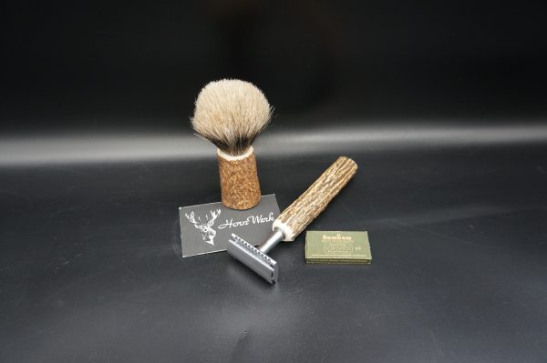 Rasur Set Dachs & Hirsch – Bild 5