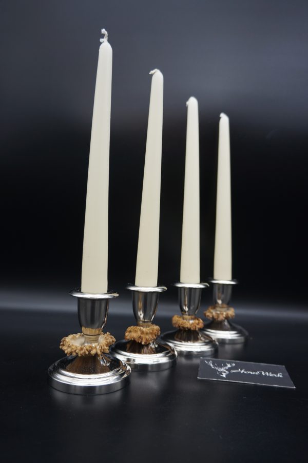 Kerzenständer 4er Set Reh – Bild 6