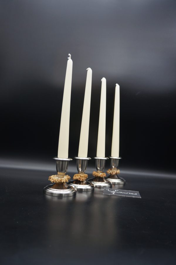 Kerzenständer 4er Set Reh – Bild 4