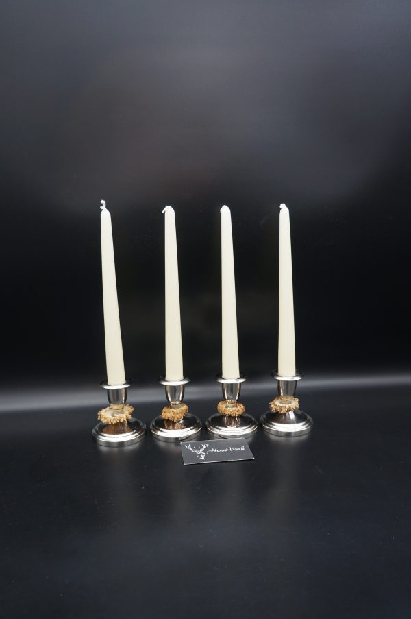 Kerzenständer 4er Set Reh – Bild 5