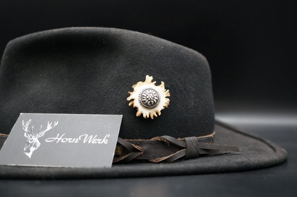Hutschmuck Rehrose – Bild 4