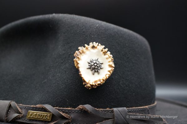 Hutschmuck Rehrose – Bild 3