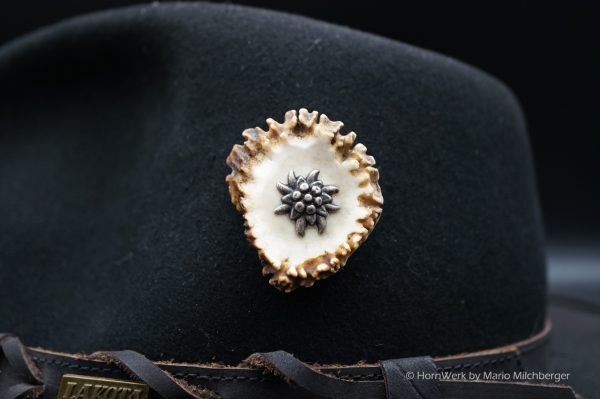 Hutschmuck Rehrose – Bild 2
