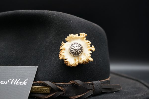 Hutschmuck Rehrose – Bild 3