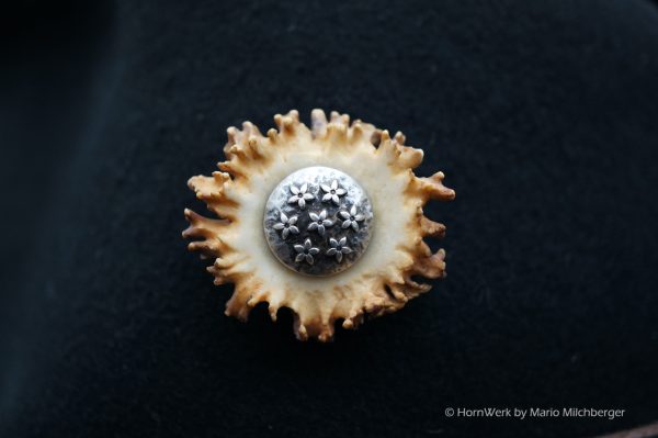Hutschmuck Rehrose – Bild 4