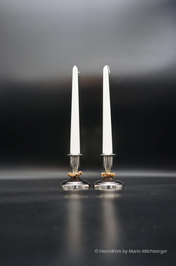 Kerzenständer 2er Set Reh – Bild 3