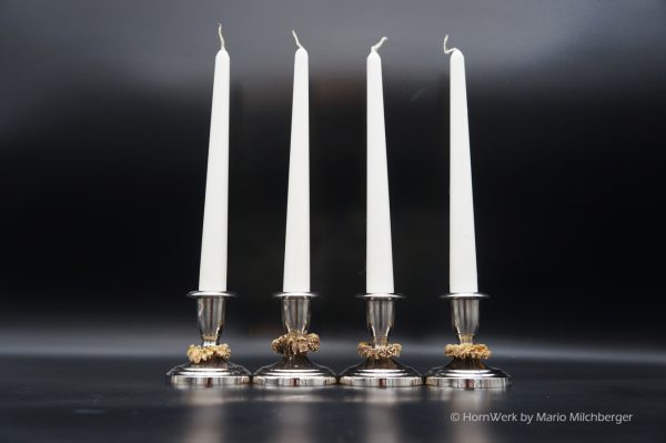Kerzenständer 4er Set Reh