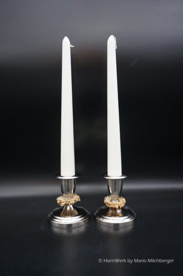Kerzenständer 2er Set Reh – Bild 4