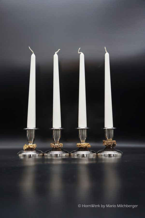 Kerzenständer 4er Set Reh – Bild 7
