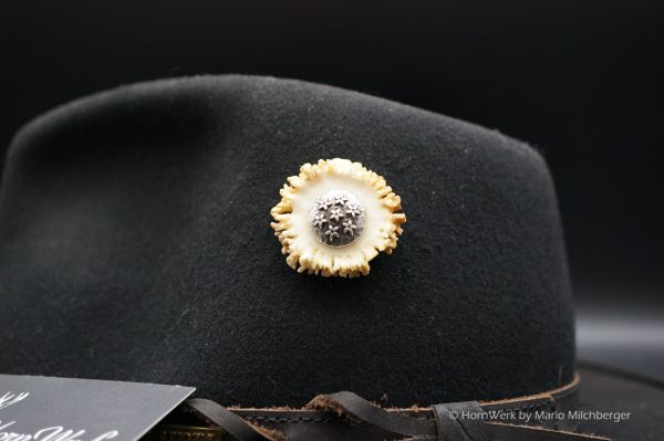 Hutschmuck Rehrose – Bild 3