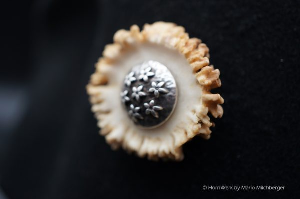 Hutschmuck Rehrose – Bild 5