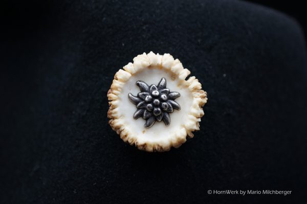Hutschmuck Rehrose – Bild 2