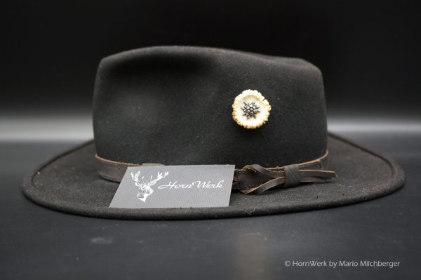 Hutschmuck Rehrose – Bild 3