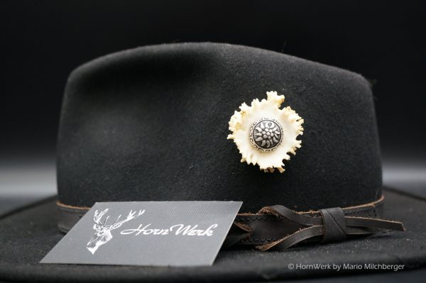 Hutschmuck Rehrose – Bild 3