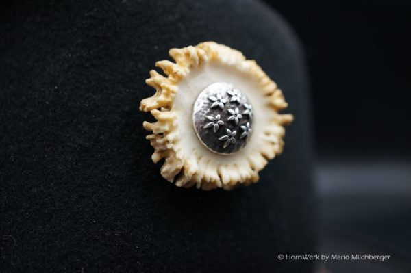 Hutschmuck Rehrose – Bild 4