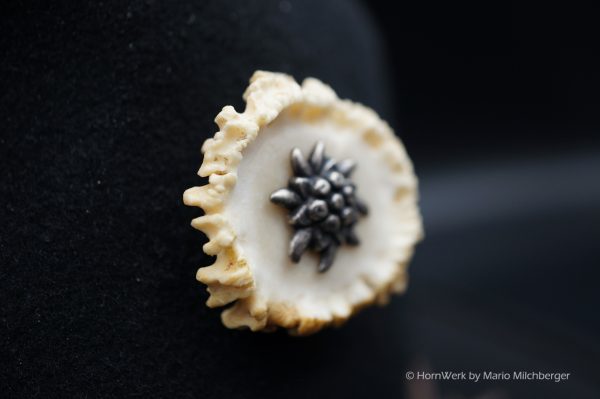 Hutschmuck Rehrose – Bild 5