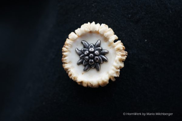 Hutschmuck Rehrose – Bild 5