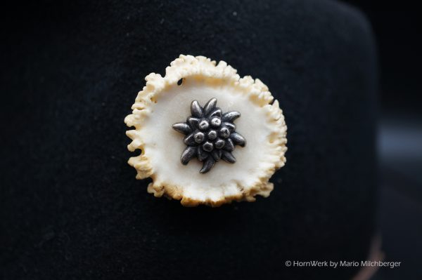 Hutschmuck Rehrose – Bild 4
