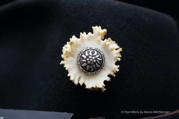 Hutschmuck Rehrose – Bild 4