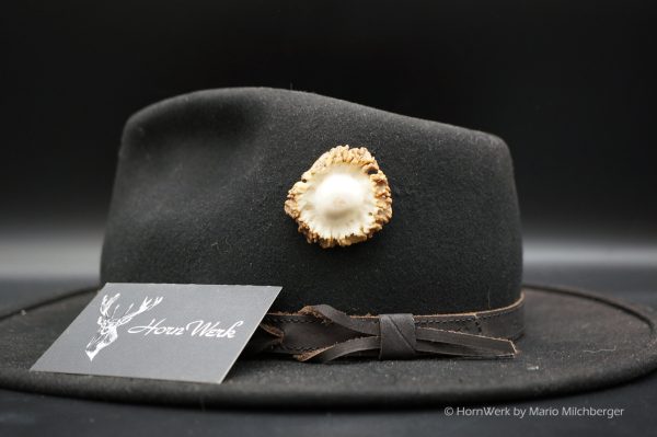 Hutschmuck Rehrose – Bild 2