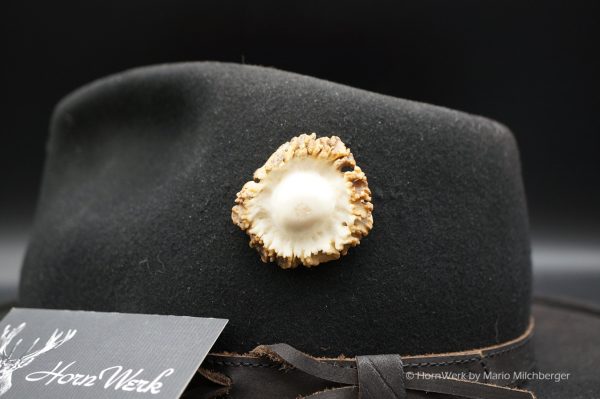 Hutschmuck Rehrose – Bild 3