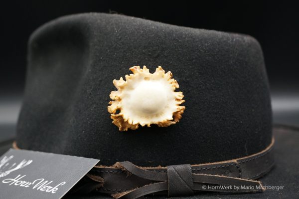 Hutschmuck Rehrose – Bild 3