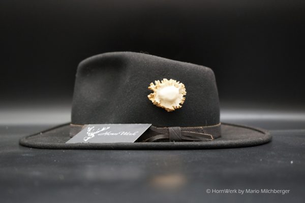 Hutschmuck Rehrose – Bild 4