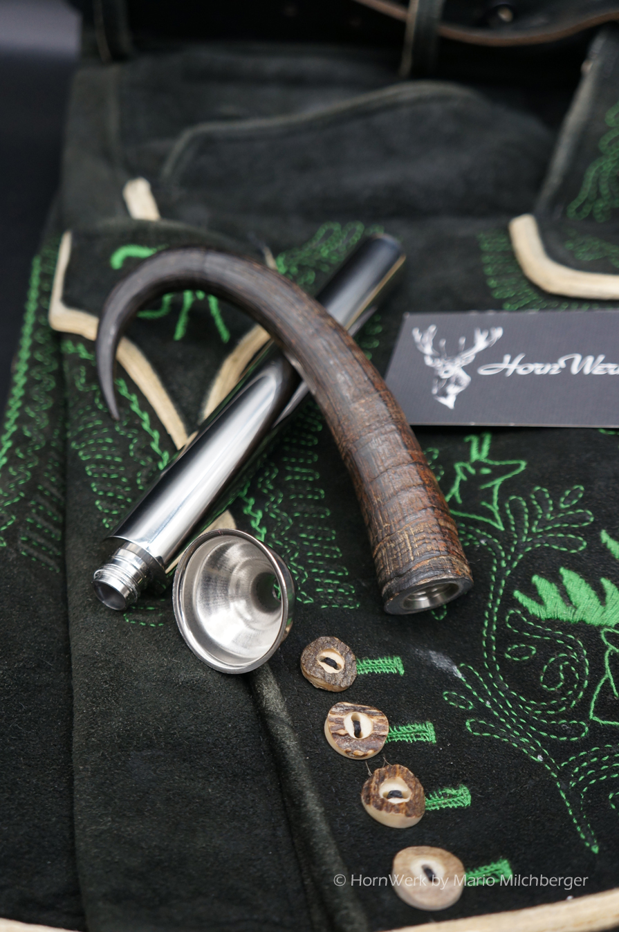 Gams Flachmann Lederne – Bild 3