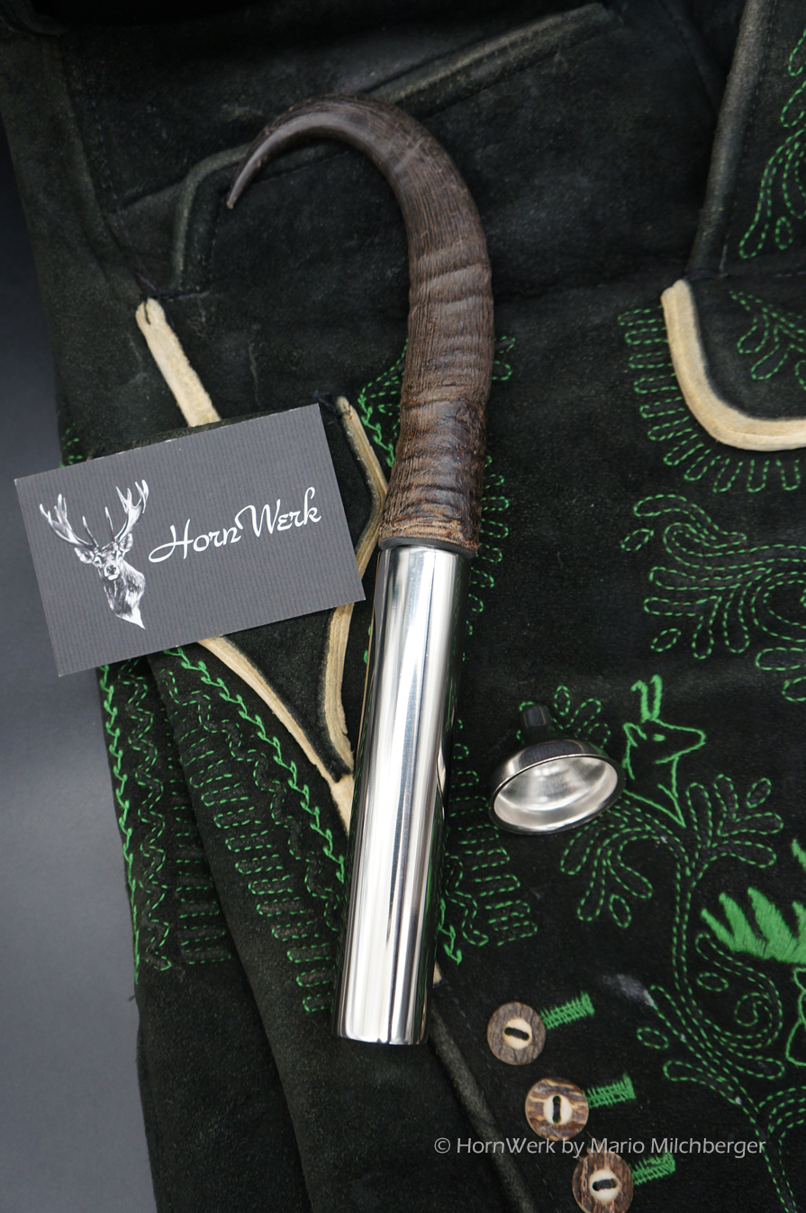 Gams Flachmann Lederne – Bild 2