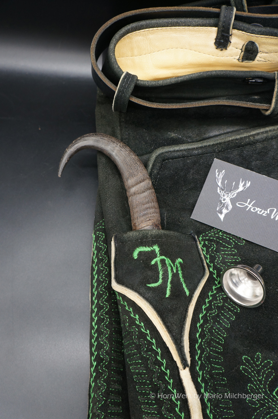 Gams Flachmann Lederne