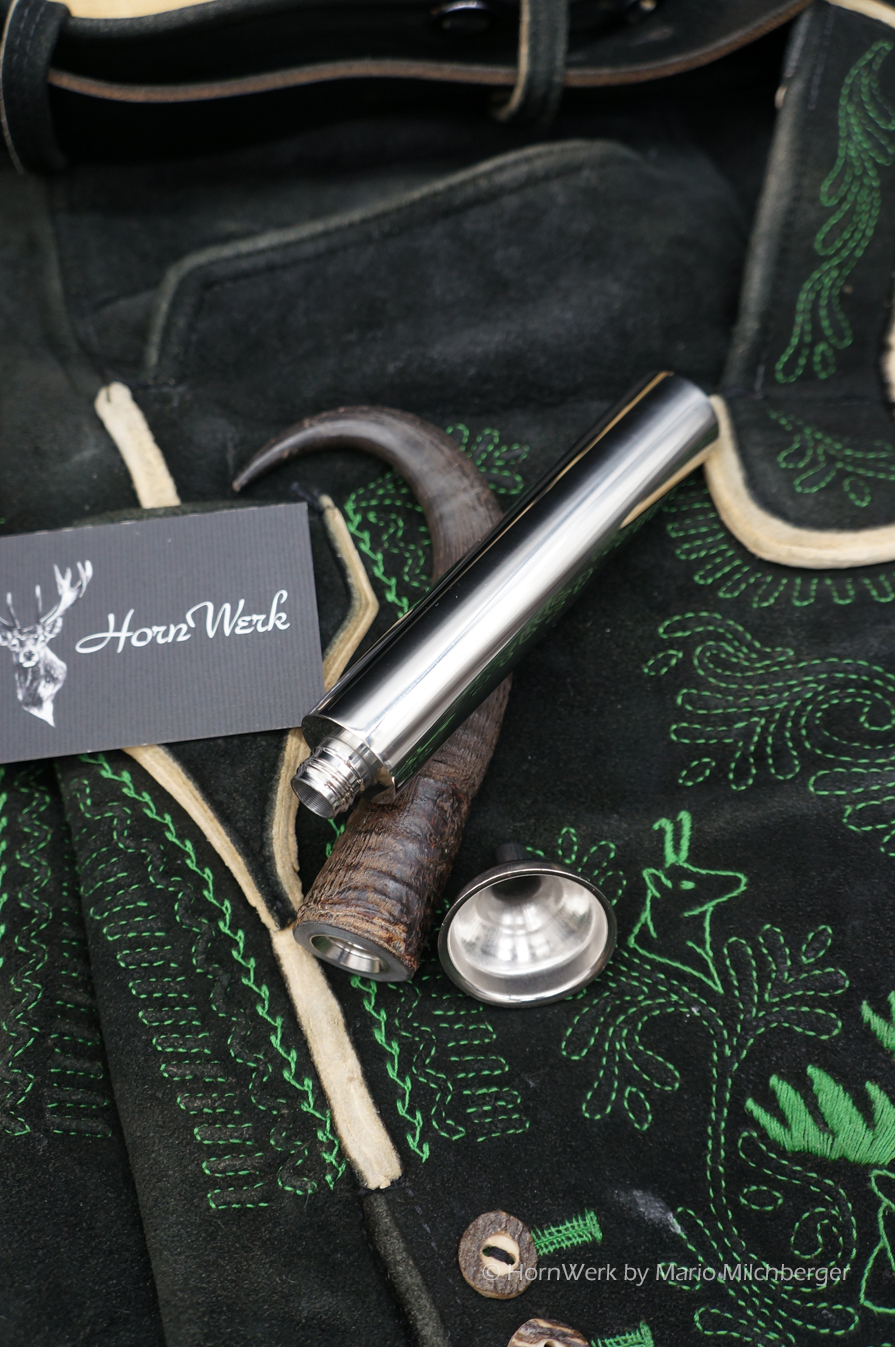 Gams Flachmann Lederne – Bild 4