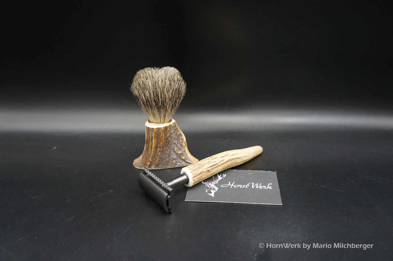 Rasur Set Dachs & Hirsch – Bild 4