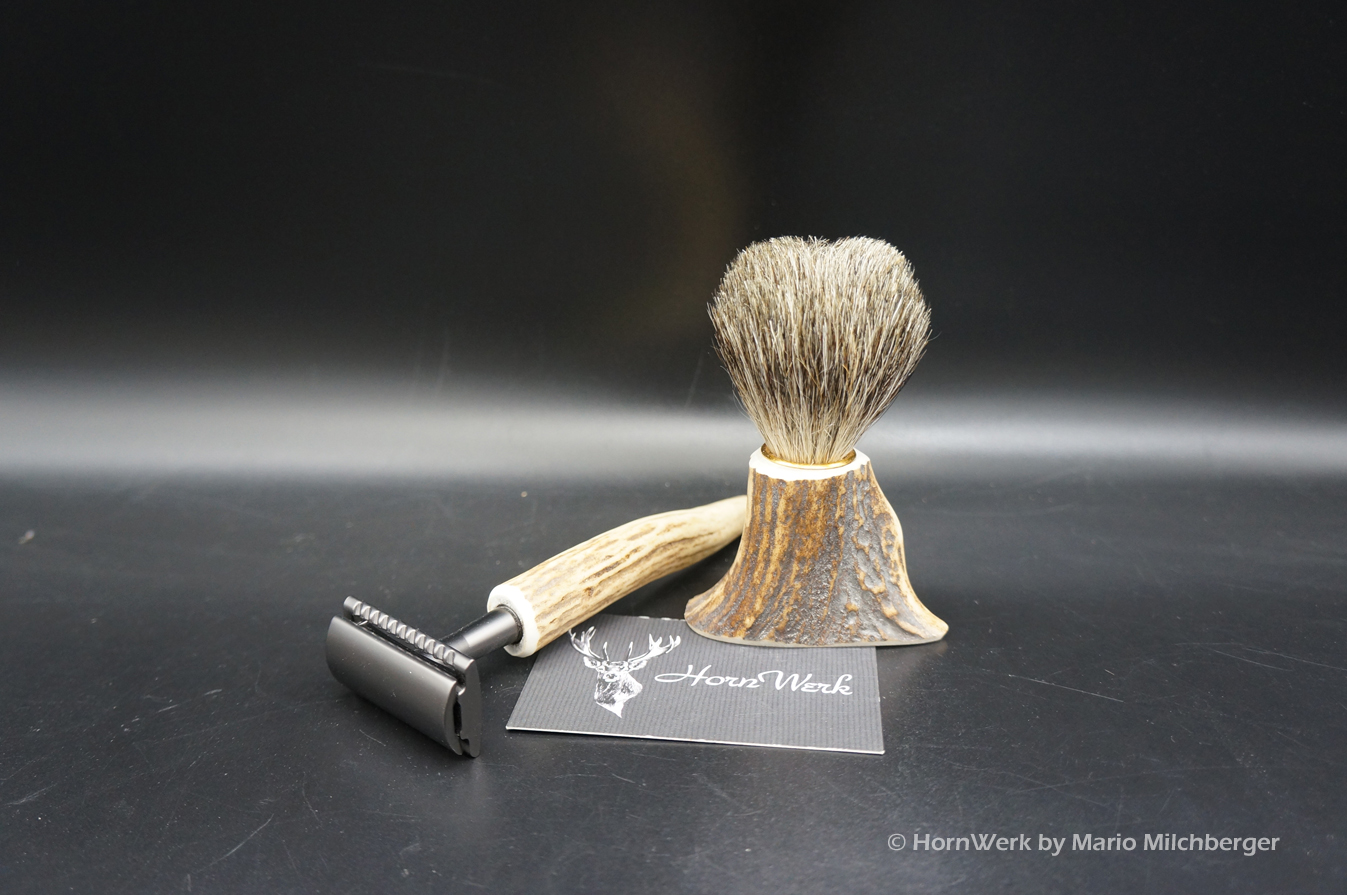 Rasur Set Dachs & Hirsch – Bild 5